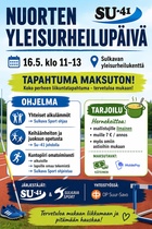 Nuorten yleisurheilupäivä 16.05.2026